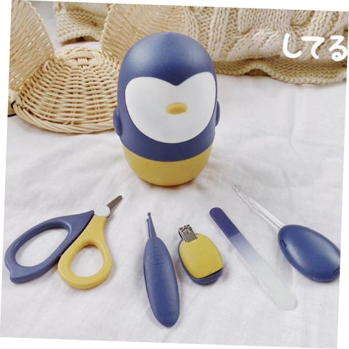 Set Toddmomy Led Nail Clippers for Boy Girl Grooming Kit Nail Scissors File Tweezer for Newborn Boy Essentials Pp