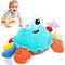 MOISTAR Baby Toys 1 Year Old 6-12 Month Tummy Time Toys Crawling Crab