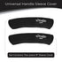 StrollAir Set of Two 9 inch Universal Handle Sleeve Covers, Black, 9"