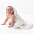Set 70% 30% Bamboo Viscose Baby Hooded Towel & Washcloth for Babies and Toddlers, Soft & Absorbent, Viscose from