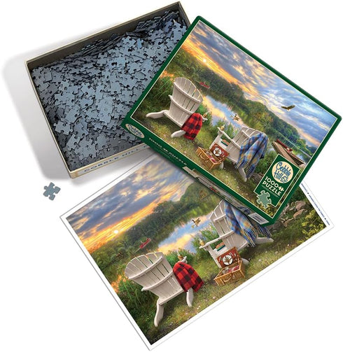 1000 Cobble Hill Piece Puzzle - Lakeshore - Sample Poster Included