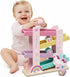 Lehoo Castle Wooden Car Ramp Toys for 1 Year Old Girl Birthday