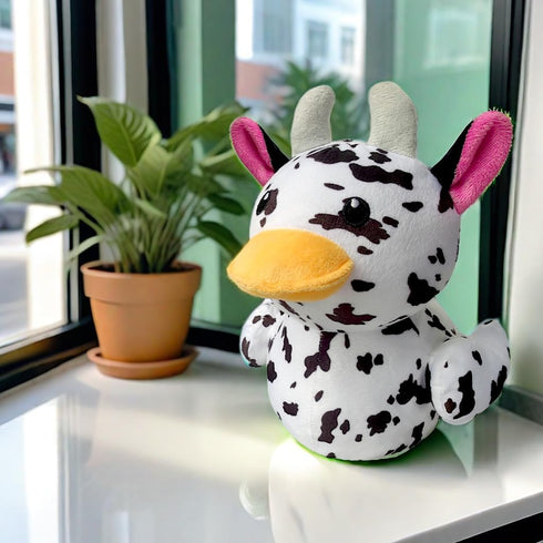 2024 New Cow Duck Plush, Soft Cotton Stuffed Toy Doll Gift for Boys and Girls