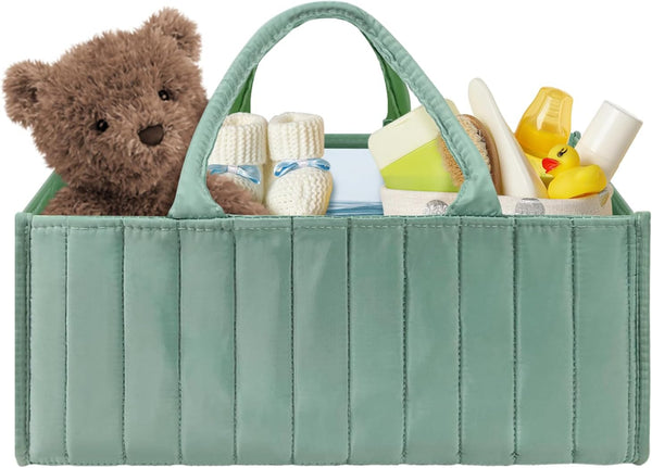 POXXU Baby Diaper Caddy Organizer and Storage,Diaper Bag,Baby Shower Gifts,Nursery Diaper Storage Bin