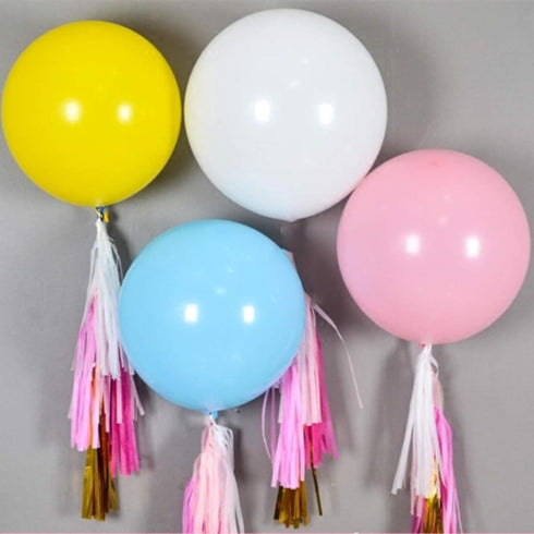 18 Inch Assorted Large Latex Balloons, Giant Heavy Duty for Christmas, Birthday, Wedding, Baby Shower Decorations