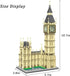 Big Ben Model Building Blocks: Simulation Clocks and Lights, Famous London Landmarks Toy Set (815pcs)