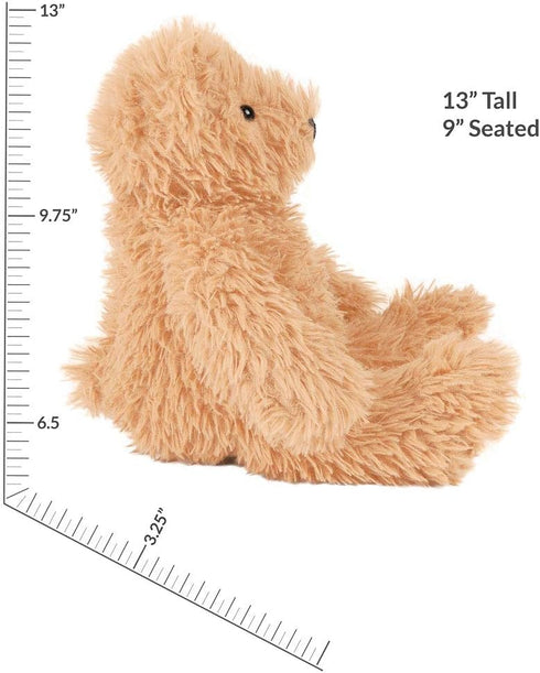 Vermont Teddy Bear 13 Inch Super Soft Plush Bear, Buttercream Color