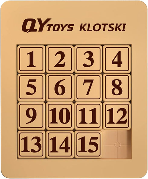 Cuberspeed Magnetized Klotski Puzzle, Slide Number Puzzle Brain Teasers Toy, 15 Klotski Puzzle