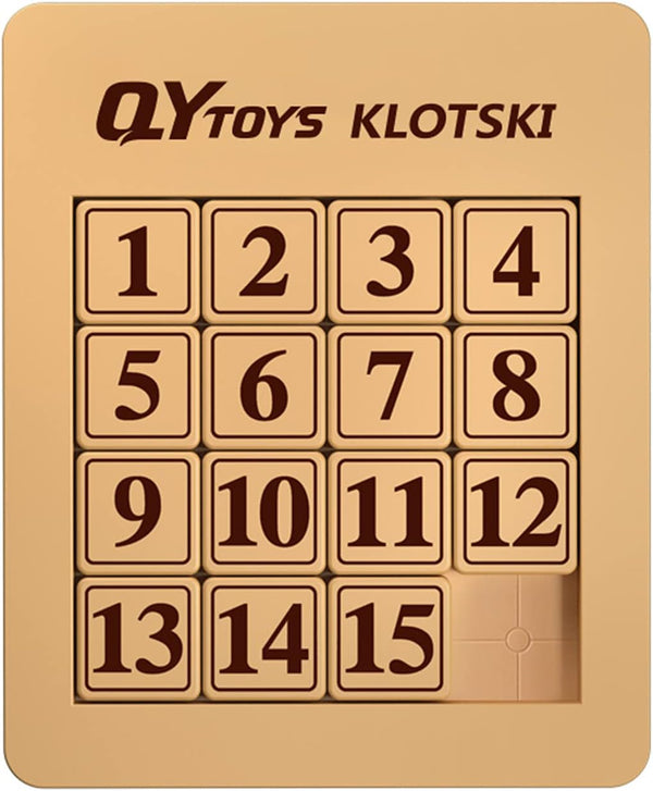 Cuberspeed Magnetized Klotski Puzzle, Slide Number Puzzle Brain Teasers Toy, 15 Klotski Puzzle