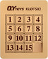 Cuberspeed Magnetized Klotski Puzzle, Slide Number Puzzle Brain Teasers Toy, 15 Klotski Puzzle