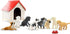 Toymany 12PCS Mini Dog Figurines Playset, Realistic Detailed Plastic Puppy Figures, Hand Painted Emulational Tiny Dogs Animals Toy Set, Cake Toppers Christmas Birthday Gift for Kids Toddlers