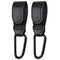 2PCS Stroller Hook Accessories, Multipurpose Stroller Bag Hook, Award Winning Leather Clip