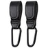 2PCS Stroller Hook Accessories, Multipurpose Stroller Bag Hook, Award Winning Leather Clip