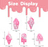 25Pcs Mini Ice Cream Pop Keychain Fidget Toys, Ice Cream Party Favors Supplies, Silicone Mini Pop Toys Birthday