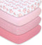 The Peanutshell 4-Pack Fitted Crib Sheet Set - Super Soft & Breathable