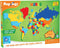 Imagimake Mapology World Map Puzzle | Educational Toys for Kids Ages 4-8 | Gifts for 6 Year Old Boys & Girls