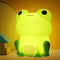 Frog Night Light - Touch Control Portable and Rechargeable Bedside Lamp for Nursery, Gifts for Boys Girls