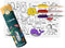 HeyDoodle Into The Wild Mini Reusable Silicone Alphabet Coloring Mat for Toddlers