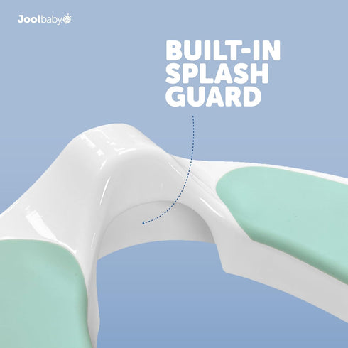 Jool Baby Potty Training Seat for Boys and Girls With Handles, Fits Round & Oval Toilets, Non-Slip with Splash Guard
