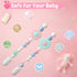 LSTRAGY 4 Pack Silicone Pacifier Clip, Pacifier Holder for Boys and Girls, Adorable Sunflower Pacifier Clips Fits