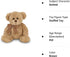 Bearington Lil' Bensen Teddy Bear, 10 Inch Stuffed Animal - Small Teddy Bear