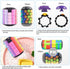 Magic 3D Puzzle Cube, Rainbow Fidget Toys, Educational Games for Kids and Adults