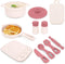 TYRY.HU 11Pcs BPA Free Kids Play Kitchen Accessories Toy, Silicone Pretend Play