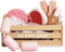 Le Toy Van Educational Pretend Play Toy Food - Wooden Honeybee Market Meat Crate for Supermarket Play