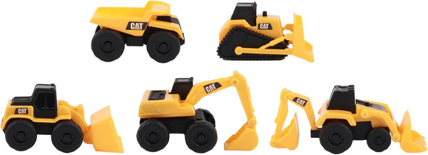 Cat Construction Little Machines 5 Pack, Great Cake Toppers