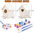 hapray 2 Pack Bird House Kit, DIY Wooden Crafts for Children to Build and Paint