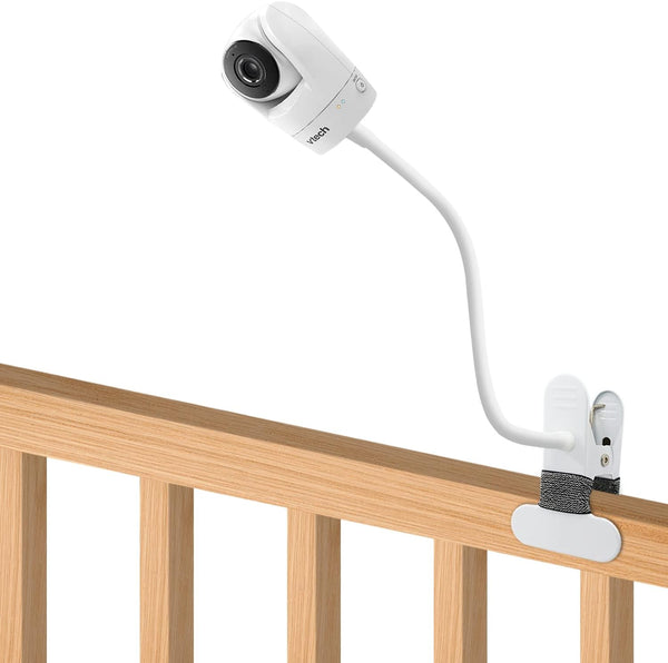 Baby Monitor Mount Compatible with Vtech VM901 & VM919HD, Flexible Clip Clamp Mount with Long Gooseneck Arm