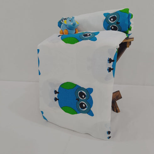 Set 3 Trade Star Beautiful Baby Crib Bedding with Yard Super Soft Natural Dies Fabric for Baby Room Decor