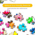500 Piece Jigsaw Puzzles Donuts for Adults, Teens, and Kids - Happy Family Gift Idea