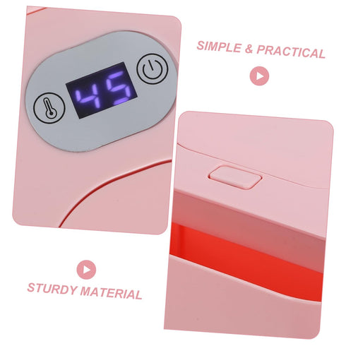 HANABASS Baby Wipes Warmer Battery-Operated Wipe Heater Cordless Wet Tissue Heater Comfortable Low Power Constant