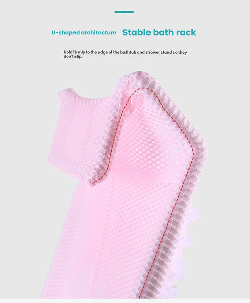 HWUHOQIUR Set, Baby Shower net+Shower Cap+Thermometer Multi-Purpose Color Available in Blue and Pink, Suitable