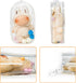 ICEICE 17cm (7 Inches) Clear Display & Storage Case for Doll PVC Bag with Detachable Keychain for Collectible Toys
