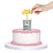Money Cake Pull Out Kit Includes 1 Money Box, 1 Plastic Roll, 50 Transparent Bags, and Happy Birthday Cake Topper