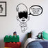 Creek Troll Cartoon Character Wall Sticker Art Decal for Kids Room, Nursery, Bedroom, Fun Home Decor (15x12 inch)