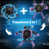 15PCS Dilabnba Easter Basket Gifts for Him Teen Boy, Fidget Spinner Transformable Chain DIY Robot Toys Party Favor