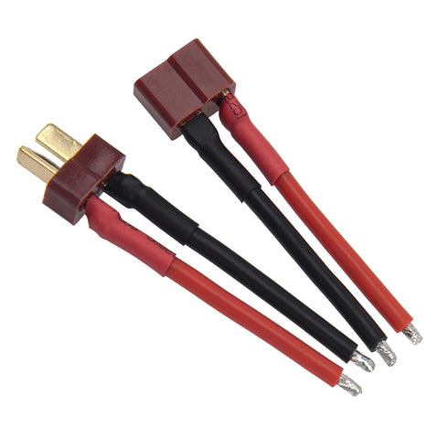 5Pairs 50mm 14AWG ShareGoo T Plug Male Female Connector with Silicone Wire Cable for RC Drone Quadcopter Car Boat Lipo
