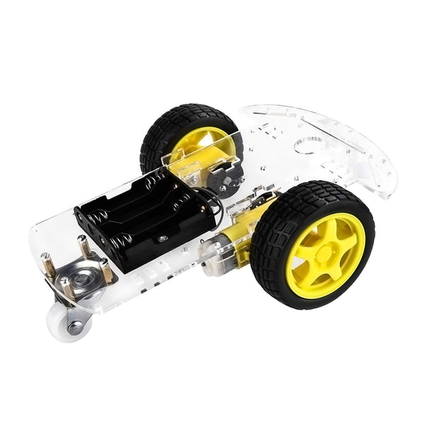 EMO Smart Robot Car Chassis Kit, with Motors, Speed Encoder and Battery Box for DIY Projects