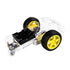 EMO Smart Robot Car Chassis Kit, with Motors, Speed Encoder and Battery Box for DIY Projects