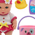 New Adventures Magic Nursery Love Buckets - Bath Safe 8" Baby Doll Playset for Ages 2+