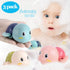 6-12 Swimming 1 2 3 4 Baby Bath Toys-Wind up Turtle Bathtub Toys,Toy for Babies Months Floating Turtles for Boys