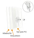 10 Pack, 12 inches Furniture Anchors Kit for Baby Proofing, Adhesive TV Safety Straps Use to Prevent Falling and Anti