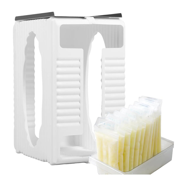 XYDHQS Breastmilk Storage Container, Breastmilk Storage Bag Organizer for Freezer, Holds Up to