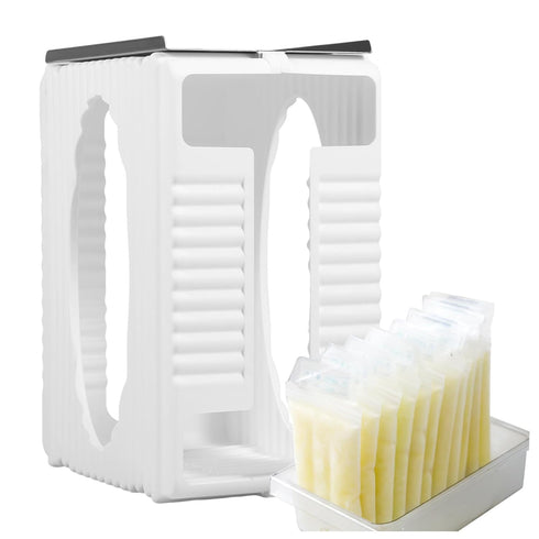 Kandishiex US Breastmilk Storage Container Health Milk Freeze Organizer First-in First-Out Breast Milk Storage Tower
