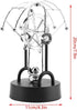 Electronic Perpetual Motion Toy - 11 * 20cm Bilateral Rotation Newton's Cradle for Home Office Decoration