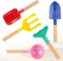 MEIDAYAI Beach Toys, 5 Pcs Kids Garden Tools, 8'' Children Beach Sand Toys