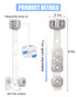 Baby Proofing Child Safety Locks (3 PCS), 3M Adhesive Cabinet Latches for Fridge, Drawers, No Drilling